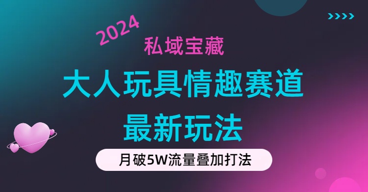 图片[1]-（11541期）私域宝藏：大人玩具情趣赛道合规新玩法，零投入，私域超高流量成单率高